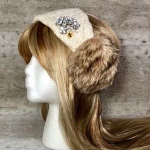 JUICY COUTURE- Embellished Earmuff Headband